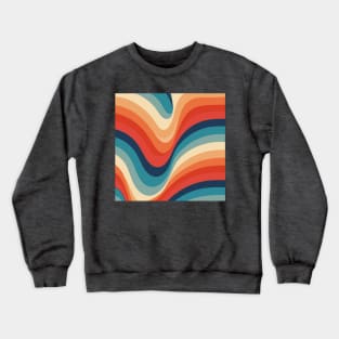 Rainbow Retro Wave Crewneck Sweatshirt